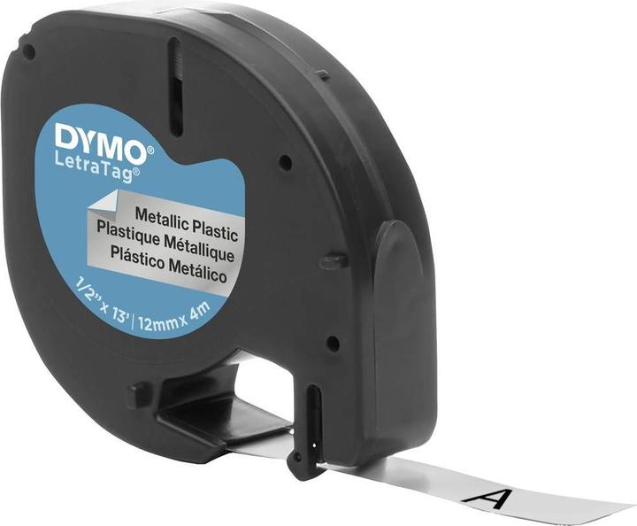 Produktbild Dymo LetraTAG Schriftband S0721750 (1.20 cm, Silber)
