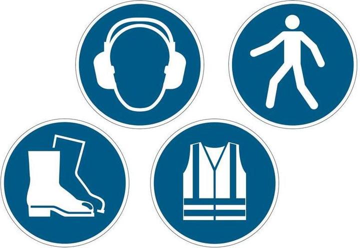 Actual product image Durable Signal stickers for the floor