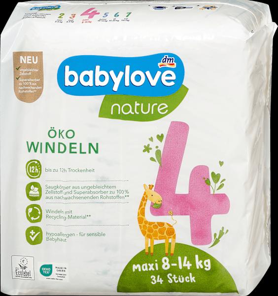 Actual product image dm babylove nature Windeln (Size 4, Pack, 34 Piece)