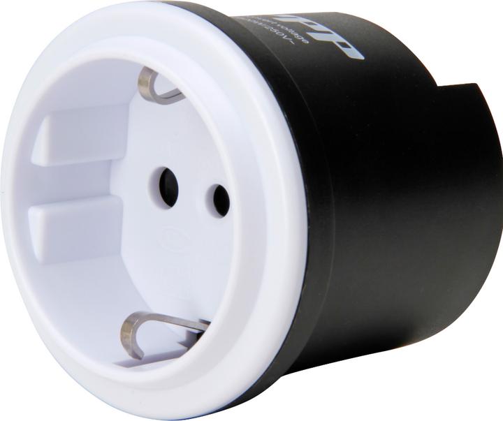 Actual product image Kopp Basic element travel adapter, white-black