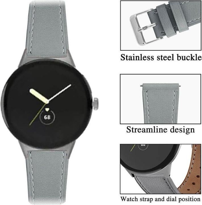 Immagine prodotto Cover-Discount Google Pixel Watch 3 - 45mm - Ersatzband Armband Leder (Cuoio)