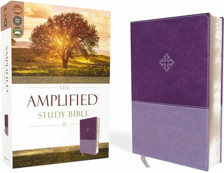 Image du produit The Amplified Study Bible, Leathersoft, Purple (Anglais, Collectif, 2017)