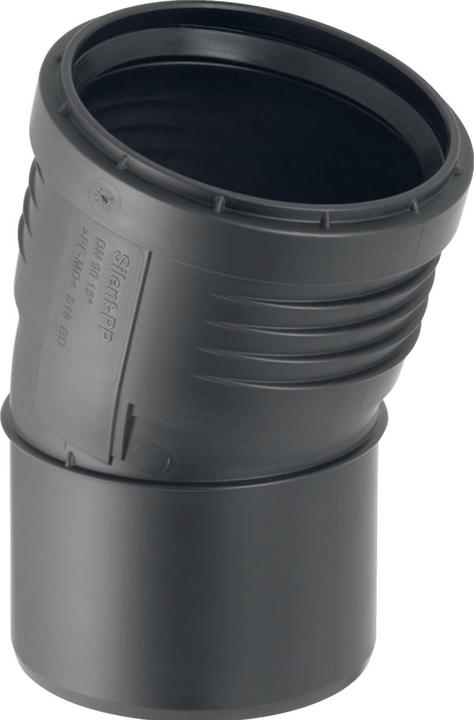 Produktbild Geberit Vertriebs GmbH Silent-PP Bogen mit Muffe 15Grad DN70