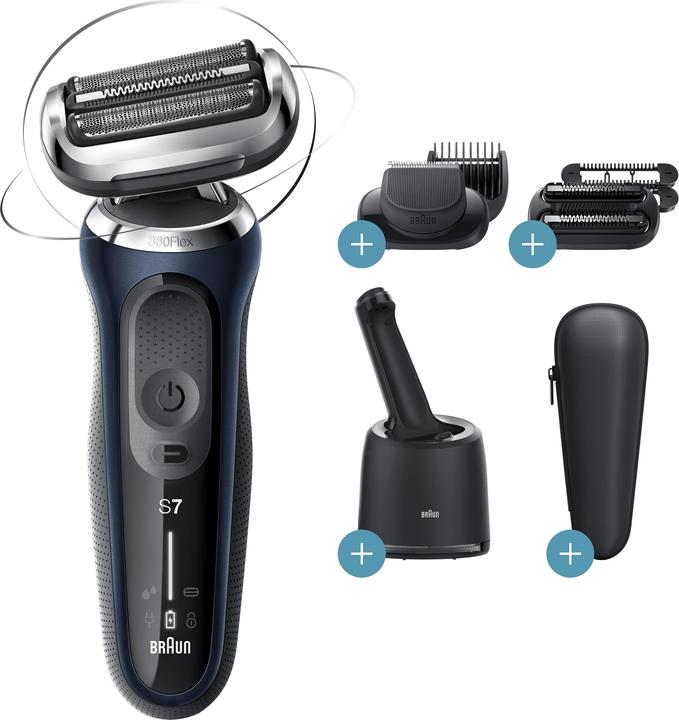 Braun Series 7 70-B7850cc Rasoir pour hommes, rasoir électrique avec réglage à 360°, tondeuse à barbe,...