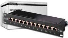 Produktbild Digitus Patch Panel 25,4cm 10Zoll Cat5e 12-Port geschirmt