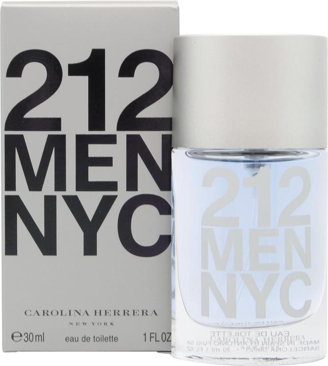 Actual product image Carolina Herrera 212 Men (Eau de toilette, 30 ml)