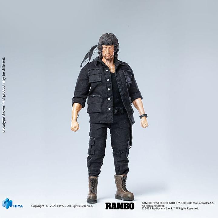 Immagine prodotto Hiya Toys Statuetta Rambo 1/12 Exquisite Super Series First Blood II John Rambo 16 cm