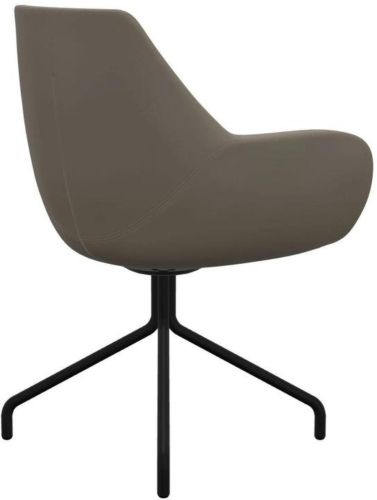 Image du produit Profim Chaise rembourrée Fan 10H Noir, Beige-Gris