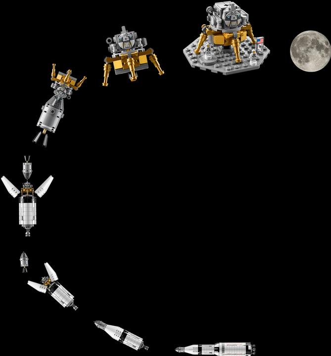 Immagine prodotto LEGO Saturno V Apollo della NASA (92176, LEGO Ideas, Set LEGO rari)