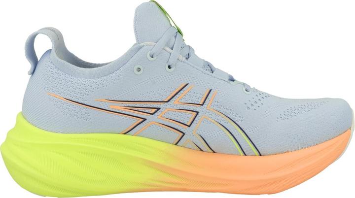 Actual product image ASICS Performance Asics GEL-Nimbus 26 Paris Laufschuhe Cool Grey / Safety Yellow Herren (43.5)