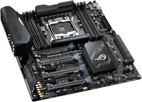 Image du produit ASUS Rampage V Edition 10 (LGA 2011-v3, Intel X99, E-ATX)