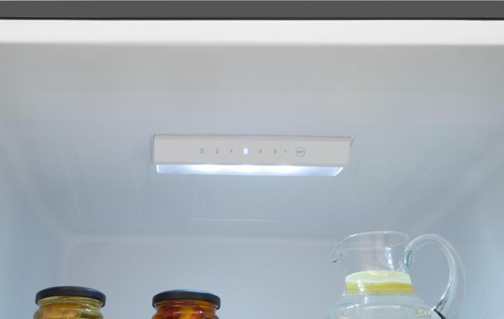 Actual product image Amica Fridge-freezer combination KGCL 387 150 S WxHxD 54 x 178 x 55 cm Fridge compartment 187 l (262 l)