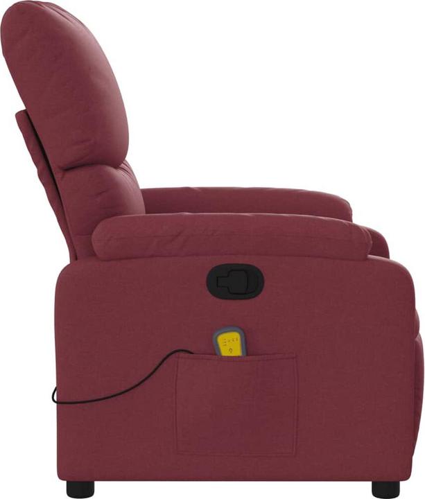 Produktbild VidaXL Massagesessel Weinrot Stoff,Farbe: Weinrot,Material: Stoff