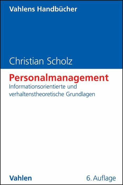 Actual product image Personalmanagement (German, Christian Scholz, 2013)
