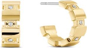 Actual product image Tommy Hilfiger Beautiful gold-plated circles with crystals 2780778 (Stainless steel)