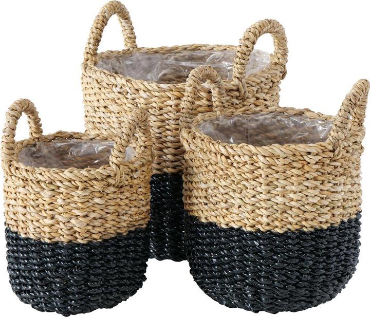 Actual product image Natura Punto Plant Baskets Sea Grass Set of 3