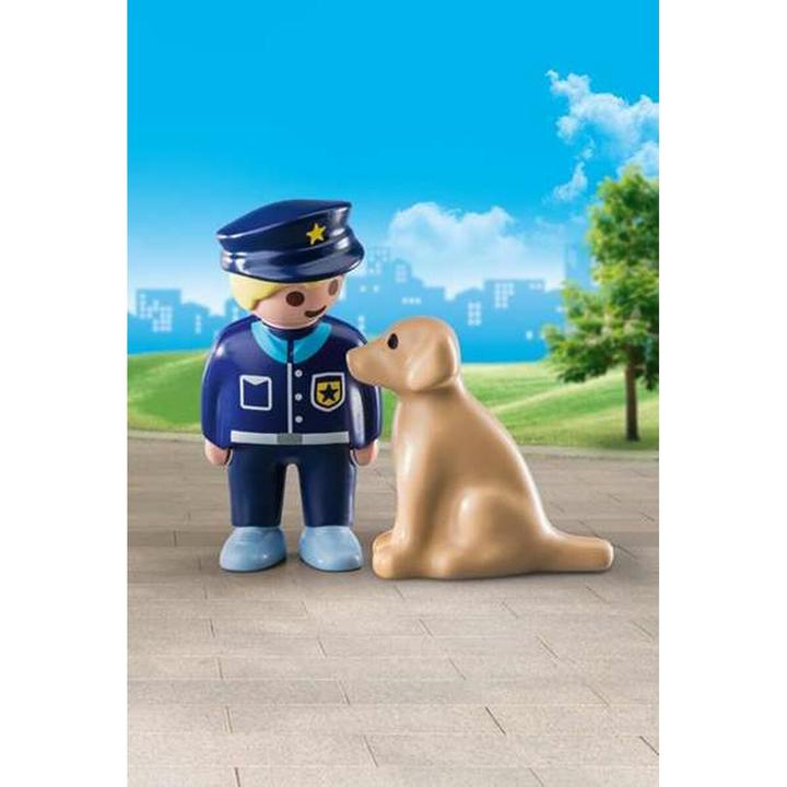 Produktbild Playmobil Polizist mit Hund (70408, Playmobil 1.2.3)