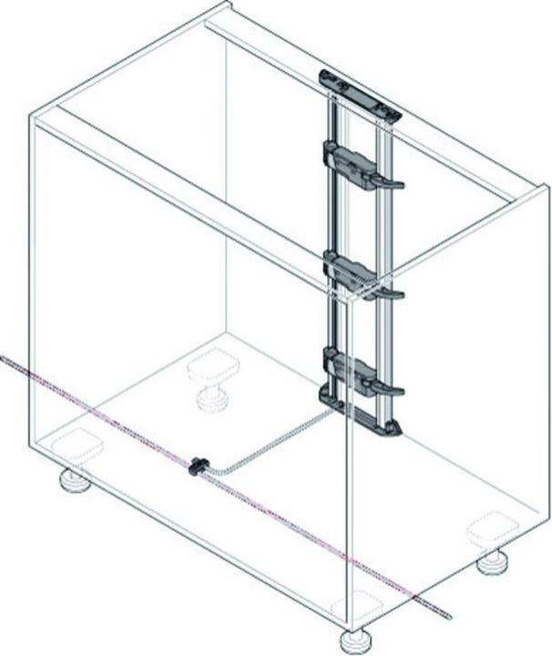 Produktbild Blum Trägerprofil SERVO-DRIVE vertikal (1 Stk.)