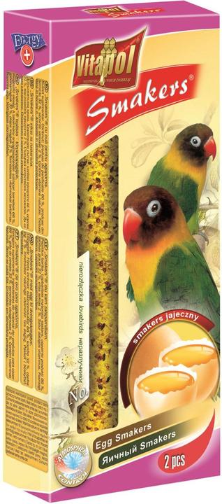Image du produit Vitapol Oeufs en bâtonnets pour inséparables 2 pcs. 80g (2 x, 0.08 kg)