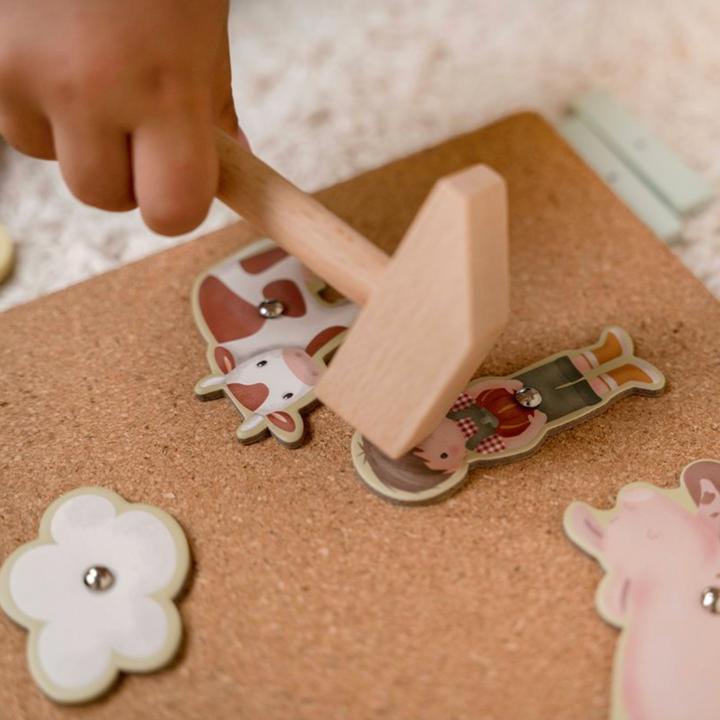 Image du produit Little Dutch Jeu de marteau ferme (Allemand, Anglais, Français, Italien, Suisse-allemand)