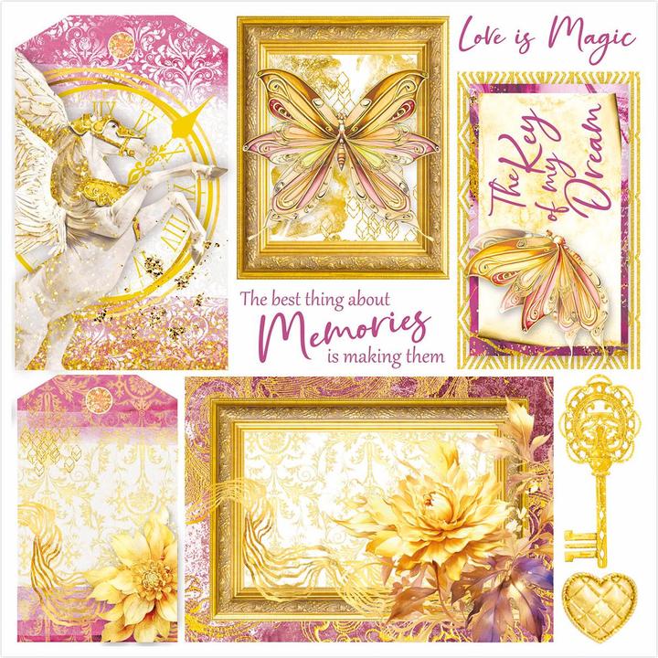 Produktbild Ciao Bella Vellum Paper "Ethereal", 15 x 15 cm, 6 Blatt (90 g/m², 6 x)