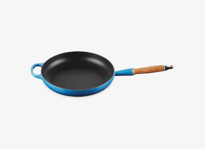 Actual product image Le Creuset Frying Pan Sig 28cm Azure (28 cm, Frying pan, Cast iron, Enamel)