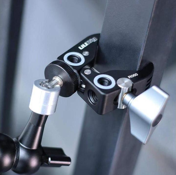 Actual product image Ulanzi Super Clamp Crab Rod Clip (Metal) (Screws, Mounting bracket)