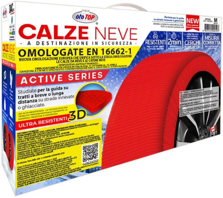 Actual product image Matte Snow socks active series for cars - homologated