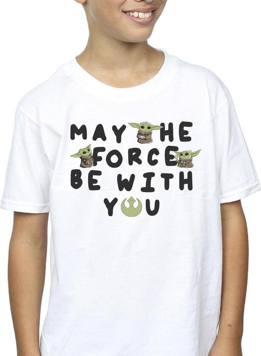Produktbild Star Wars The Mandalorian Grogu May The Force Be With You TShirt Jungen (104)