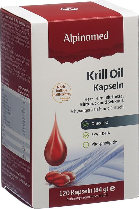 Alpinamed Krill Oil Kapseln (120 Stück, Kapseln, 140 g)