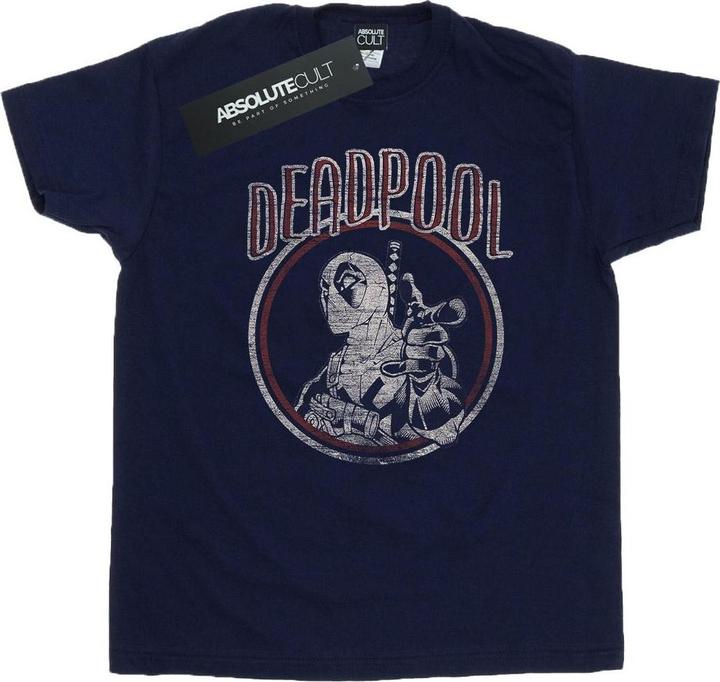 Deadpool Vintage Circle TShirt (3XL)