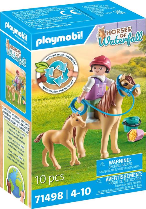 Actual product image Playmobil Child with pony and foal (71498, Playmobil Horses of Waterfall)