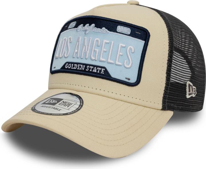 New Era A-Frame Mesh Trucker Cap - LOS ANGELES PLATE