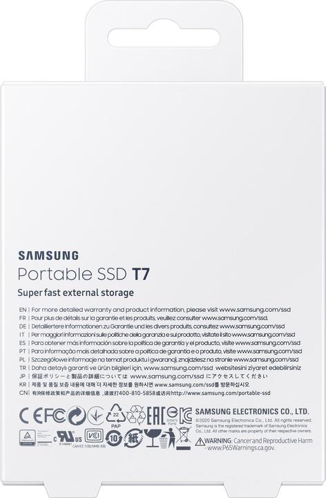 Image du produit Samsung Portable T7 Titan Grey (500 Go)