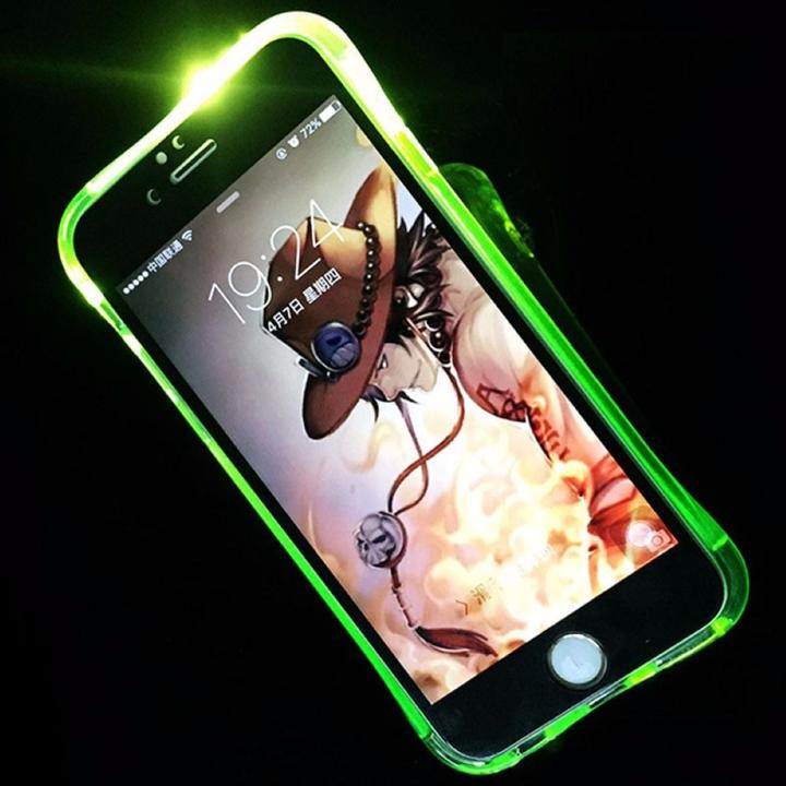 Actual product image König Design Mobile Phone Cover LED Light on Call for Mobile Phone Samsung Galaxy A5 2017 Green Case New (Samsung Galaxy A5 (2017))