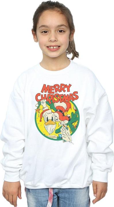 Immagine prodotto Disney Donald Duck Merry Christmas Felpa Ragazze (116)