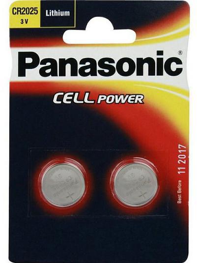 Actual product image Panasonic Lithium Power CR2025 (2 pcs., CR2025, 165 mAh)