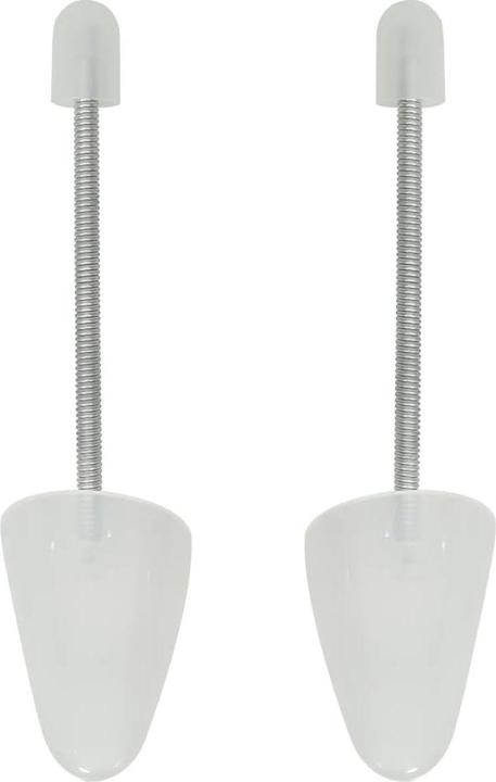 Produktbild VidaXL Schuhspanner mit Spiralfeder 5 Paar Weiss EU 35-38 (10 x)