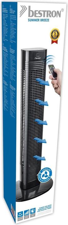 Actual product image Bestron Tower fan