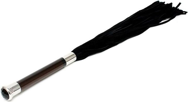 Actual product image Rimba Suede whip with glass handle