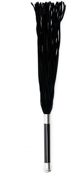 Actual product image Rimba Suede whip with glass handle
