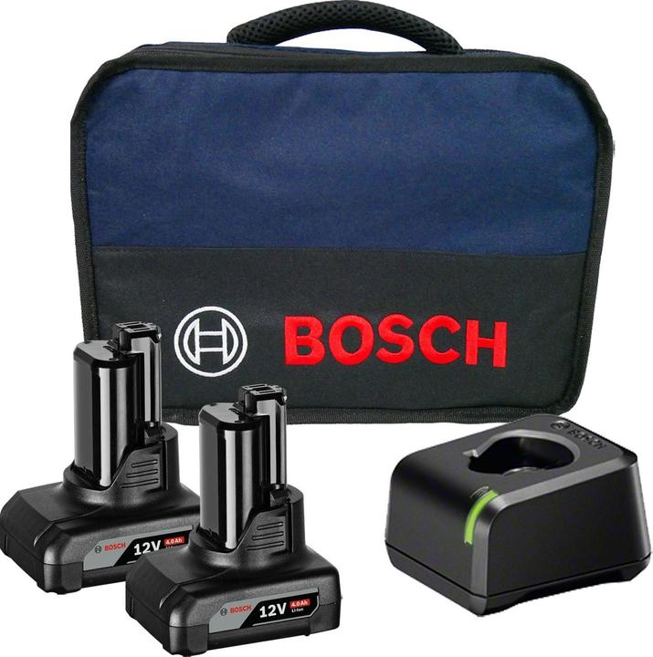 Bosch Hausgeräte Bosch Starter-Set 12 V / 2x 4,0 Ah Akku + Ladegerät GAL 12V (12 V)