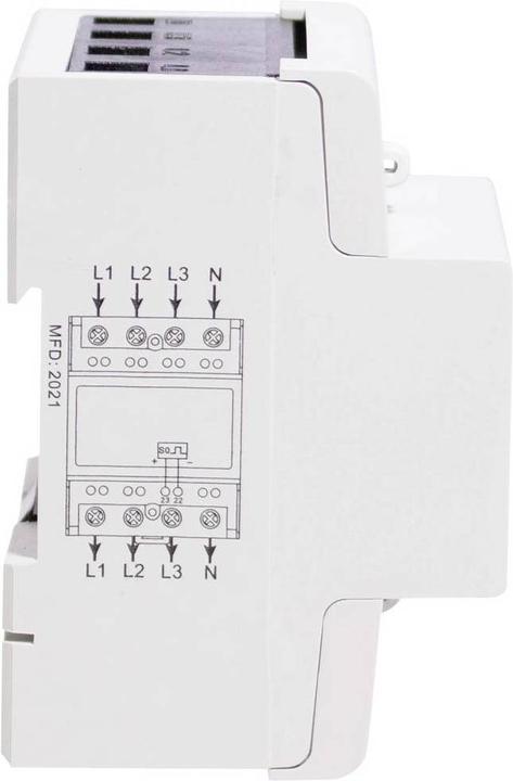 Image du produit Counttec Compteur de courant triphasé pour rail DIN