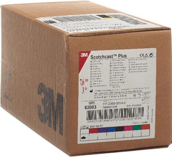 3M Scotchcast Plus 7.5cmx3.65m weiss, 10 Stück