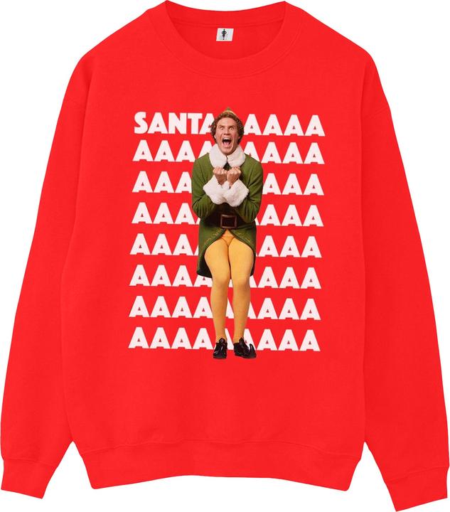 Produktbild Elf Buddy Santa Scream Sweatshirt (M)