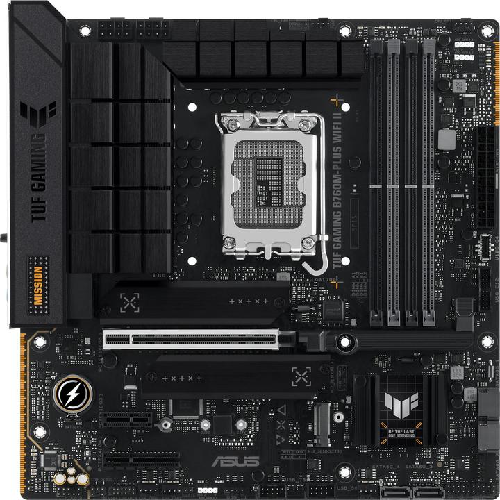 Produktbild ASUS TUF GAMING B760M-PLUS WIFI II (LGA 1700, Intel B760, mATX)