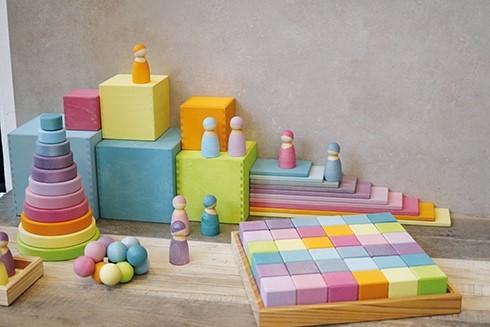 Produktbild Grimm's Bauplatten Pastell