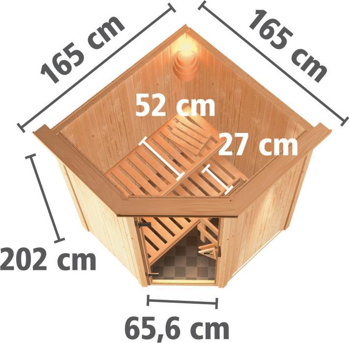 Image du produit Karibu Nanja avec couronne de toit (Sans four)