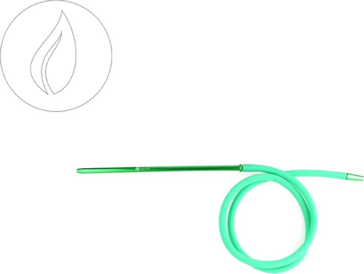 Actual product image Shisha König Mata Leon Silicone Hose Green (1 x)