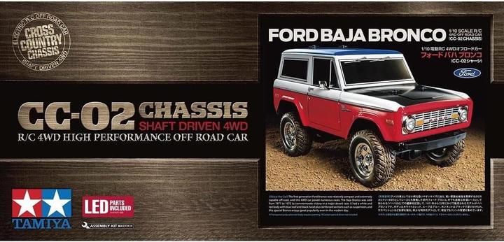 Immagine prodotto Tamiya 1/10 R/C Ford Baja Bronco (CC-02) (Kit)